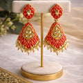 Meenakari Jhumka Earrings