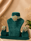 Pastel Beaded Kundan Choker Set