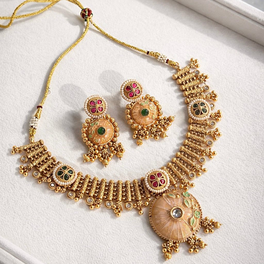 Rajwada Necklace Set