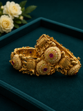Royal Enamel Antique Kada Bangles