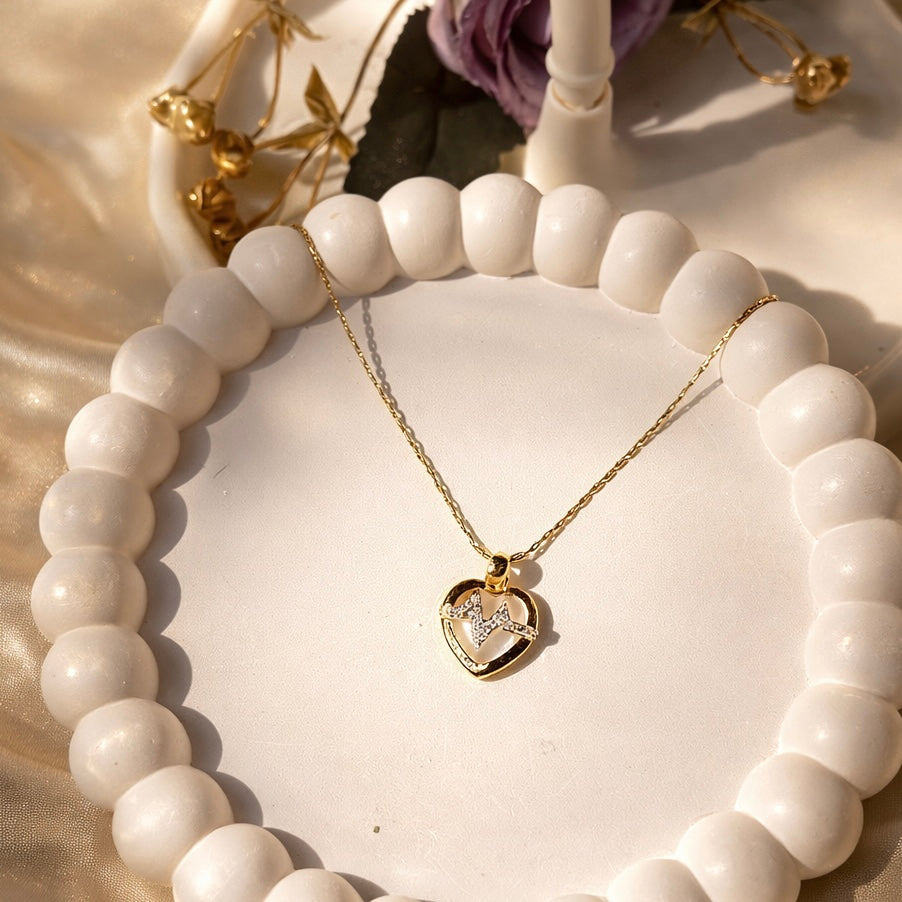 Heartbeat charm Neck-peace