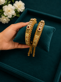 Royal Meenakari Kundan Kada Bracelet Pair