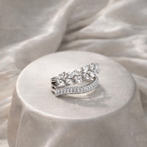 AD Diamond Crystal Ring