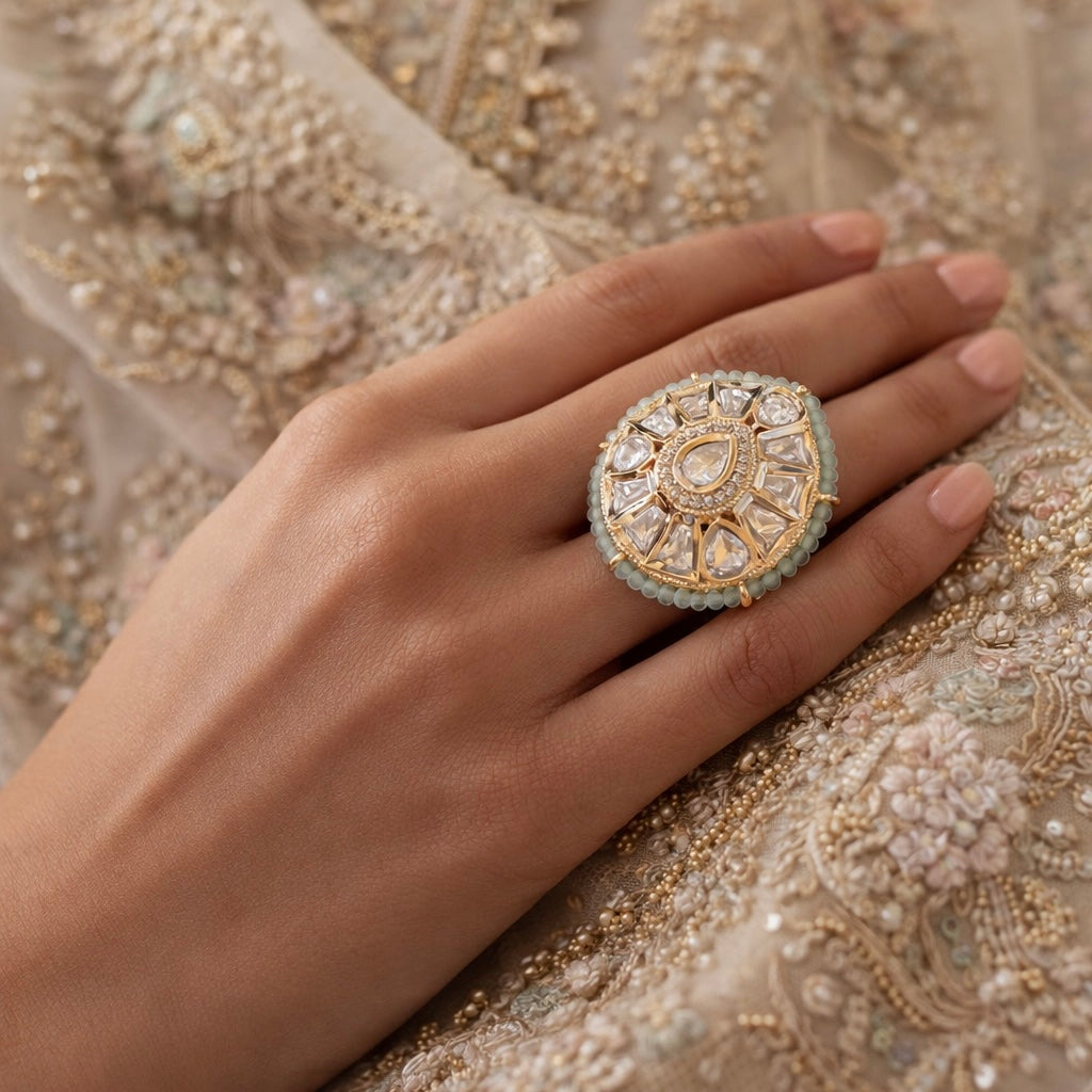 Polki Cocktail Ring