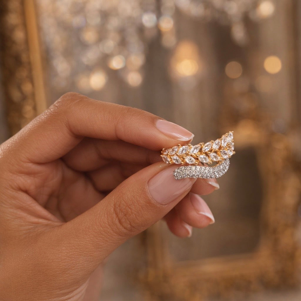 AD Diamond Crystal Ring