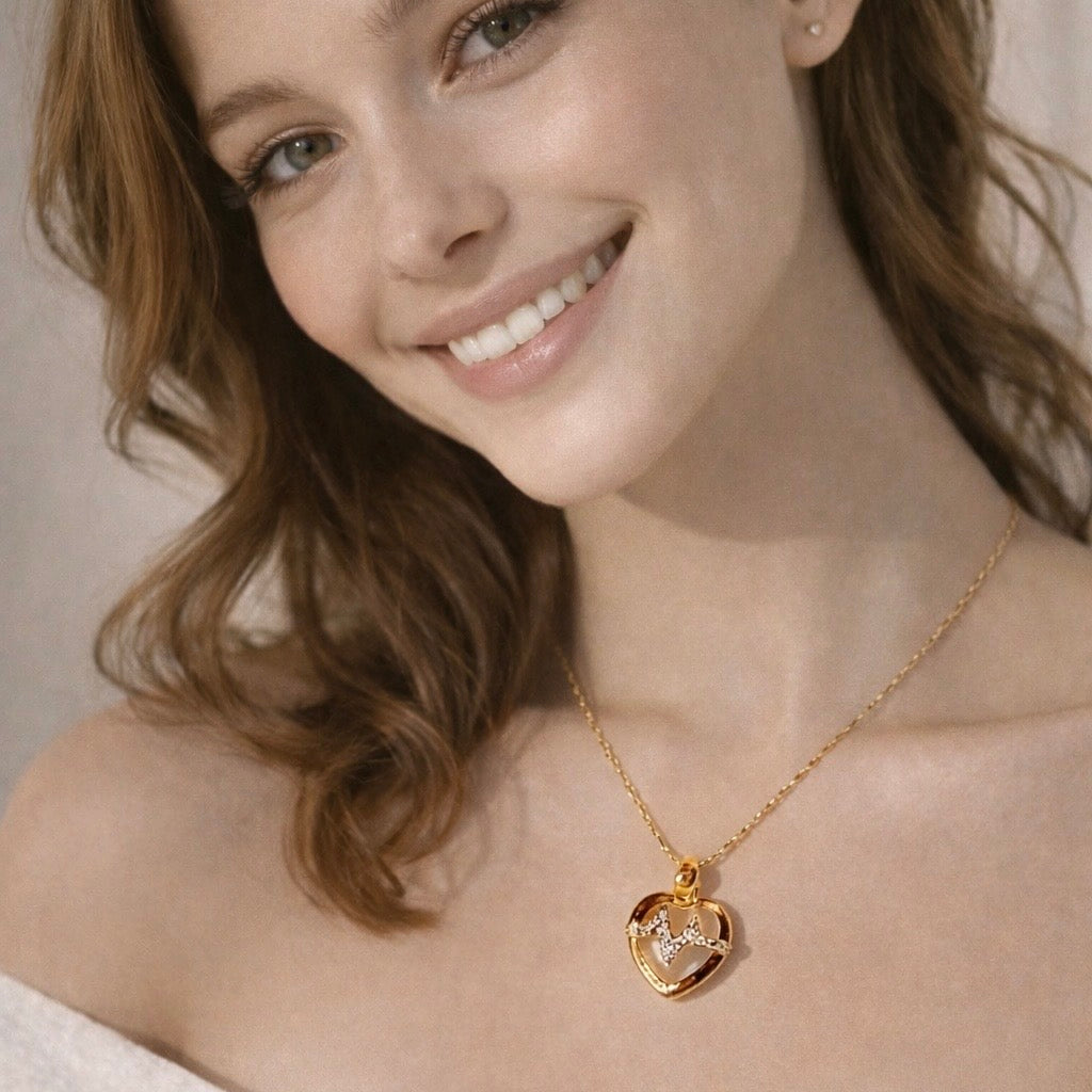 Heartbeat charm Neck-peace