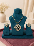 Diamond Teardrop Pendant Necklace Set
