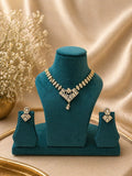Geometric Polki Necklace Set