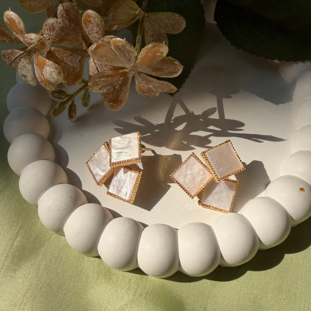 Marble look Earrings