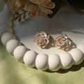 White Lotus Earrings