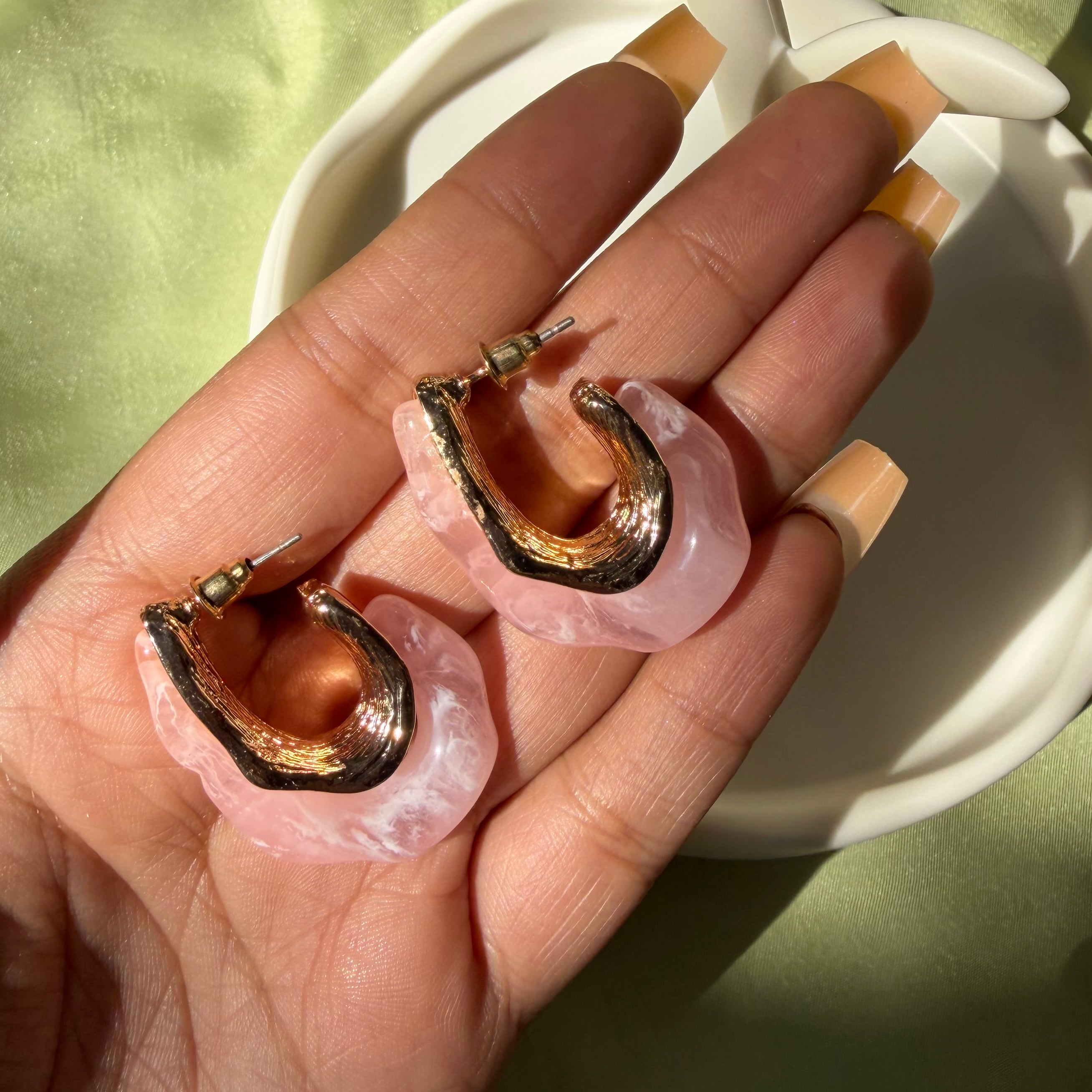 Marble Earrings