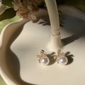 Bling Pearl Earrings