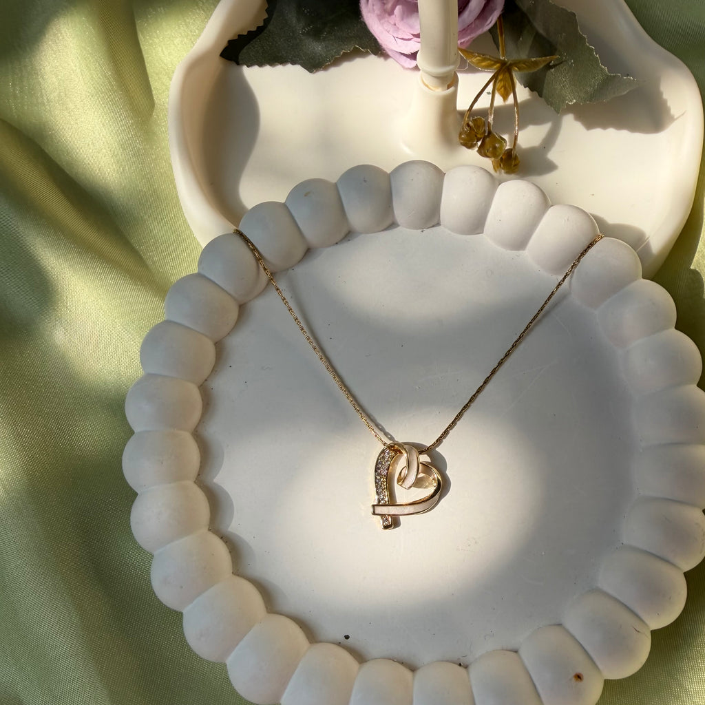 Heart of bling charm