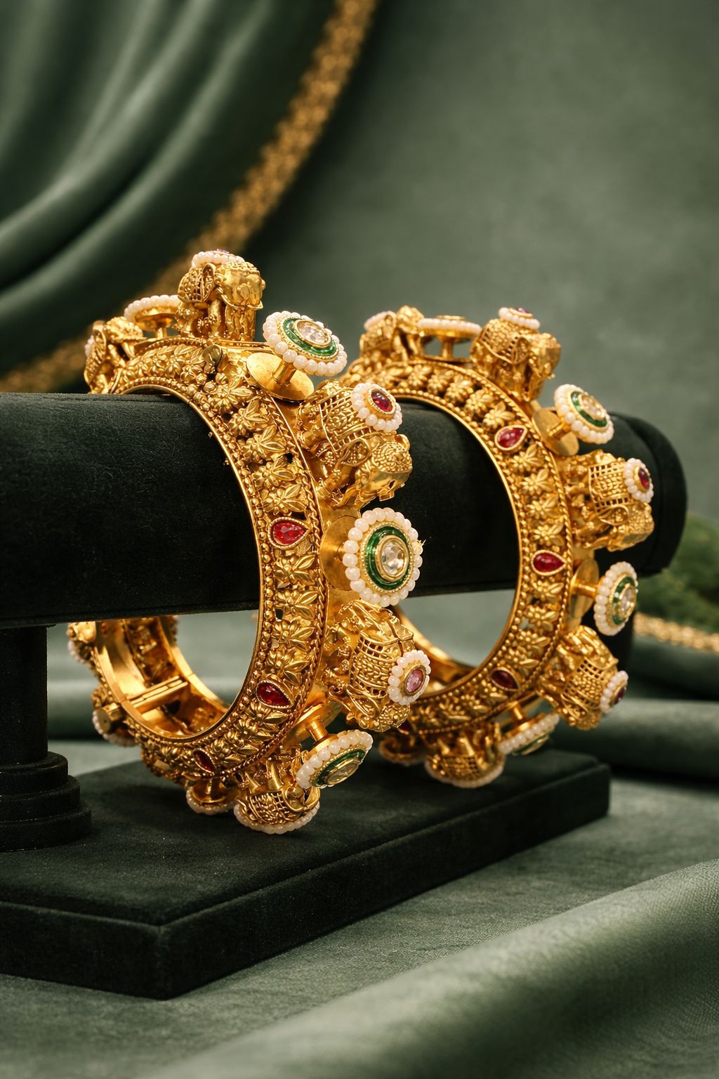 Gajraaj Polki Bangles