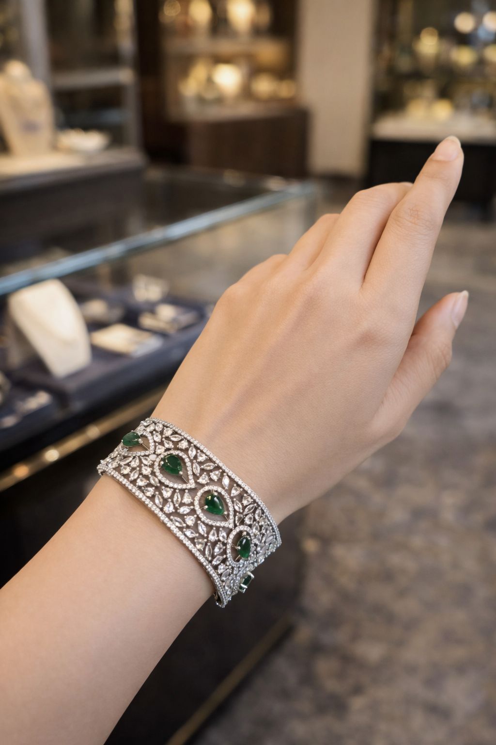 Noorvine Emerald Cuff