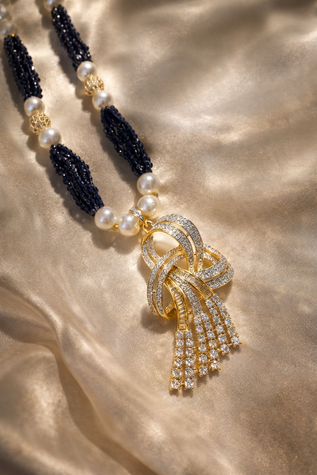 Lustre Weave Pendant Set