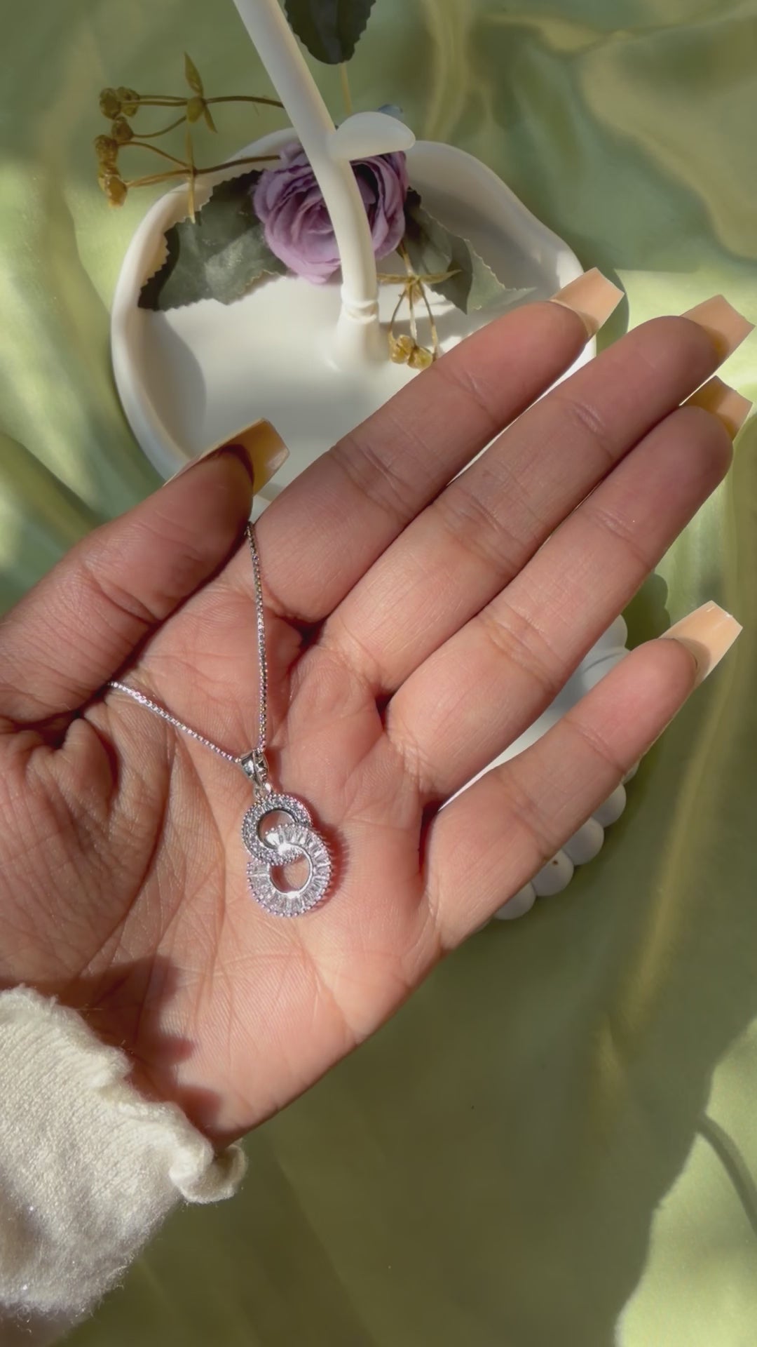 Silver Infinity Charm