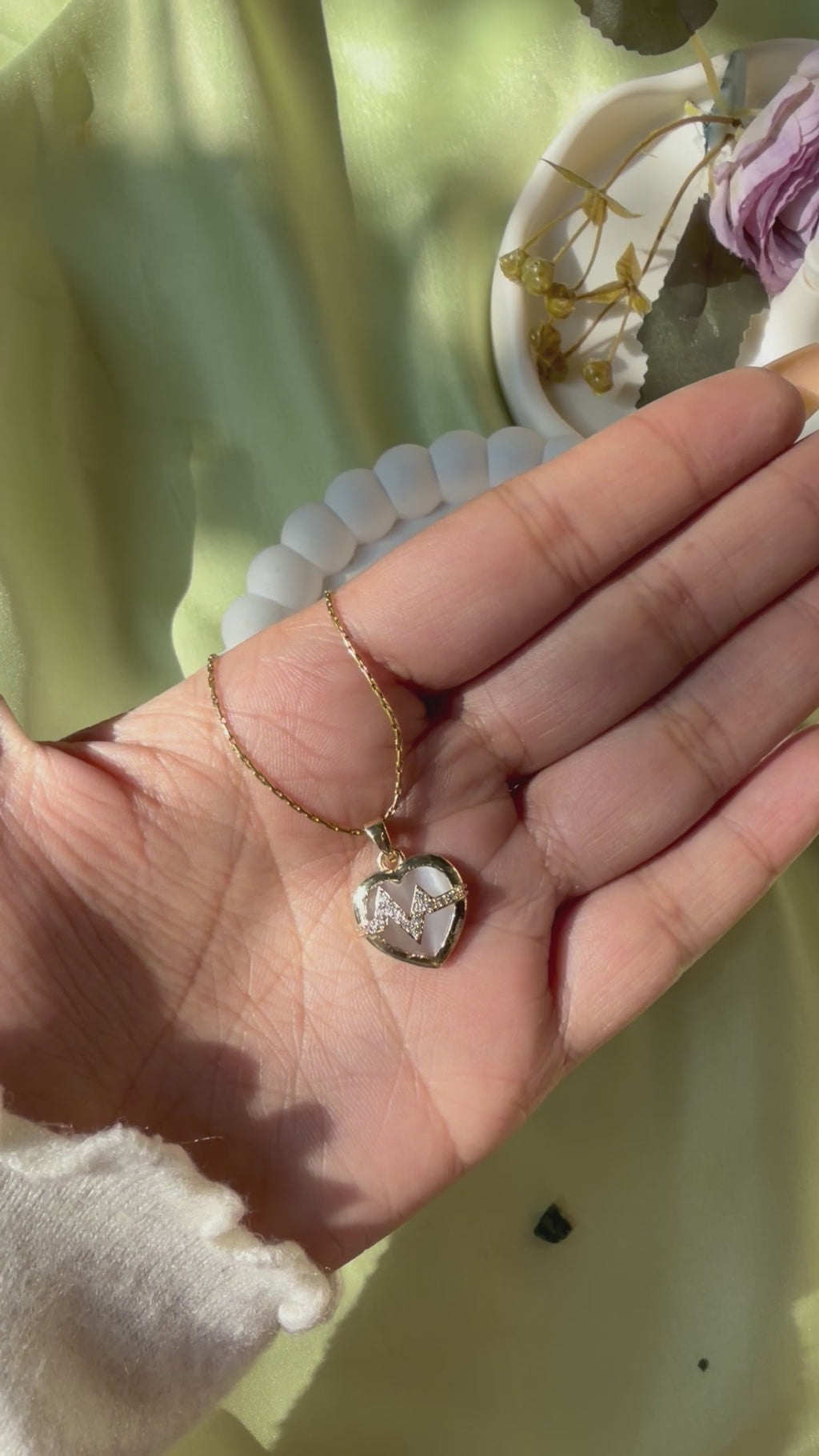 Heartbeat charm Neck-peace